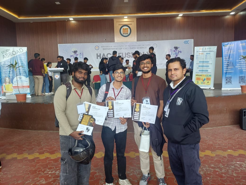 With judging panel representative